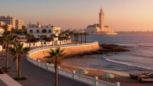 casablanca seafront promenade