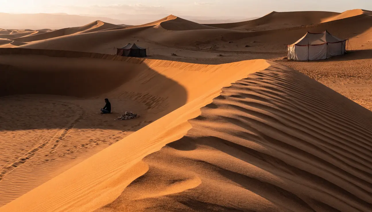 Merzouga sandboarding