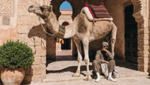 camel ride Zagora Morocco