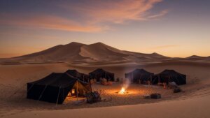 Morocco desert camping experience